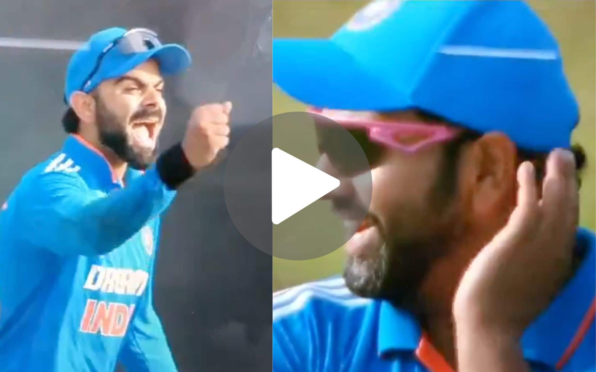 [Watch] Virat Kohli's Animated False Appeal Makes Rohit Sharma Laugh In IND vs SL 3rd ODI